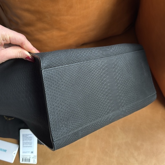 Zadig & Voltaire Le Borderline Savage Embossed Leather Tote NEW NWT - Picture 10 of 11